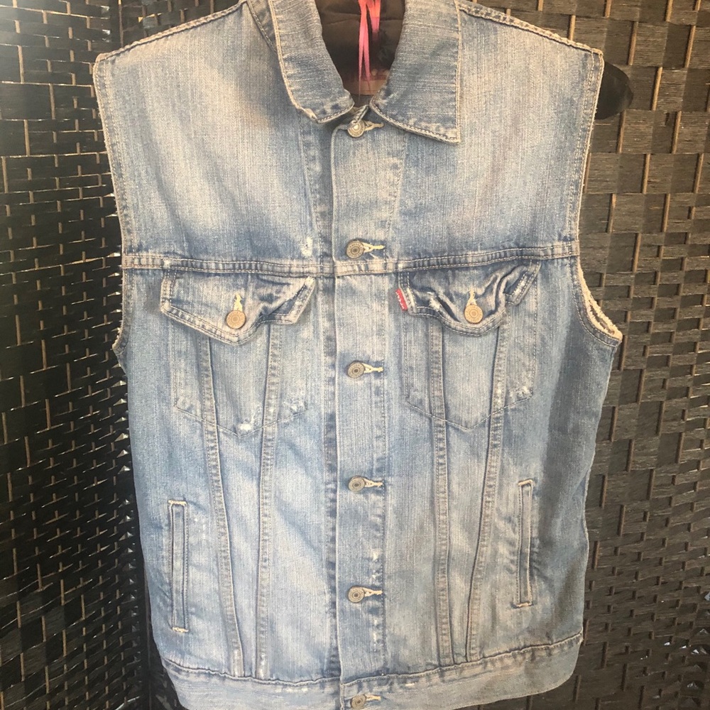 Vintage Levi’s Strauss & Co. Denim Vest - Picture 1 of 5